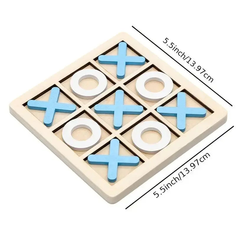 Wooden Tic-Tac-Toe Game