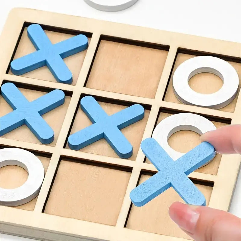 Wooden Tic-Tac-Toe Game