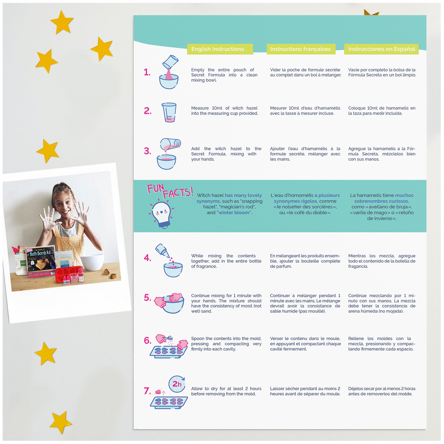 Kiss Naturals DIY Bath Bomb Kit (Kids)