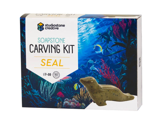 Seal Soapstone Carving Kit