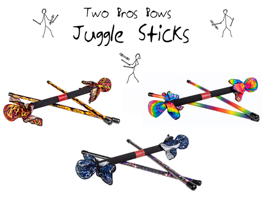 Two Bro's Bow's juggle sticks