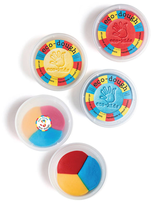 Primary colors eco-dough