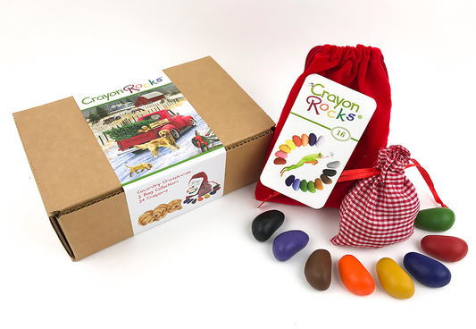 Farm House Christmas Crayon set